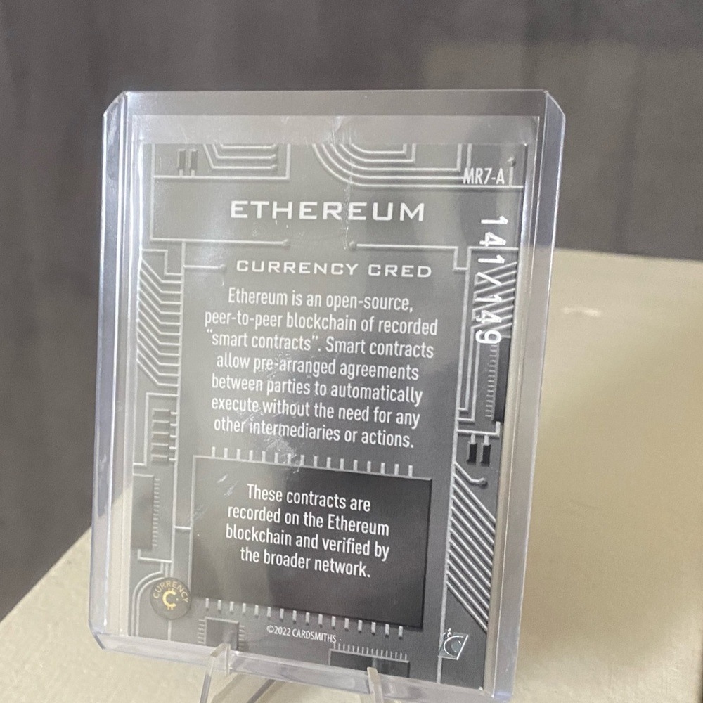 Ethereum Holographic Card - Picture 5 of 5